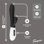 Teazers Rabbit Vibrator - Black Teazers Rabbit Vibrator - Black