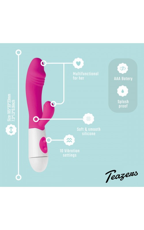 Realistic Rabbit Vibrator - Pink