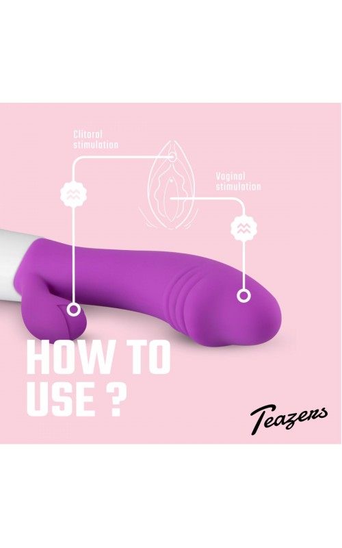 Realistic Rabbit Vibrator - Purple