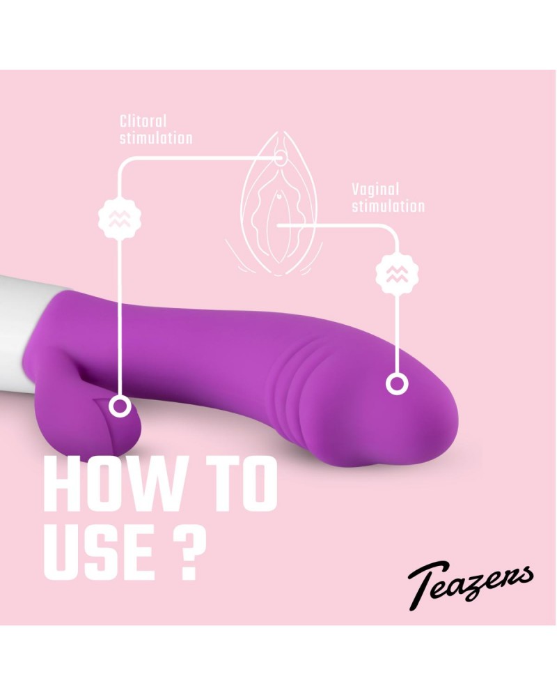 Realistic Rabbit Vibrator - Purple Realistic Rabbit Vibrator - Purple