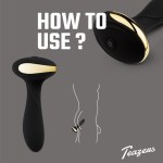 Teazers – Heat Of The Moment Butt Plug Vibrator – Black Teazers – Heat Of The Moment Butt Plug Vibrator – Black