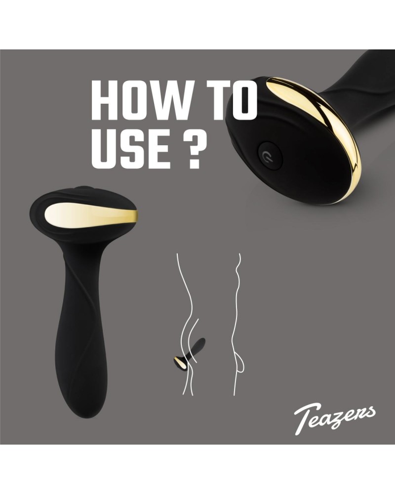 Teazers – Heat Of The Moment Butt Plug Vibrator – Black Teazers – Heat Of The Moment Butt Plug Vibrator – Black