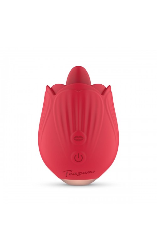 Teazers Rose Vibrator - Licking and Vibrating