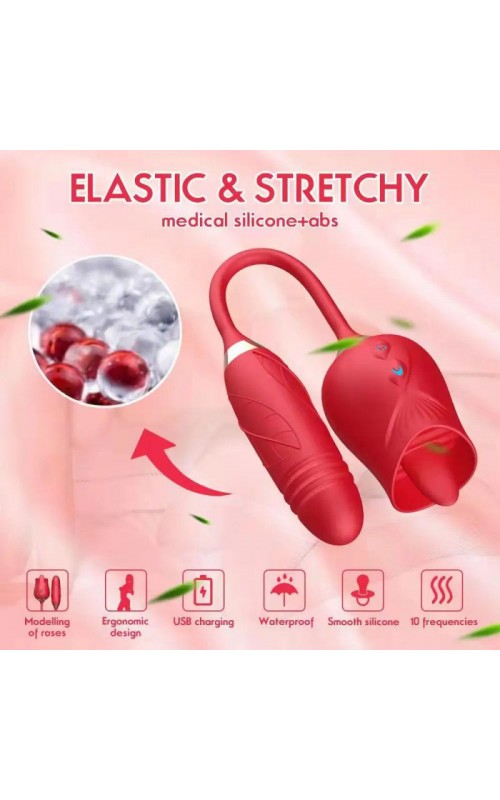 Ophelia's Dream Toys - Rose Double Vibrator