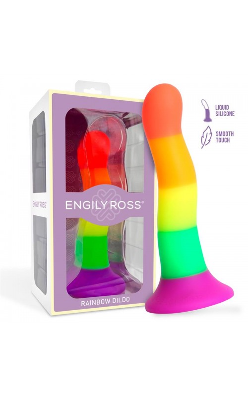 Dildo Rainbow Color 18 cm
