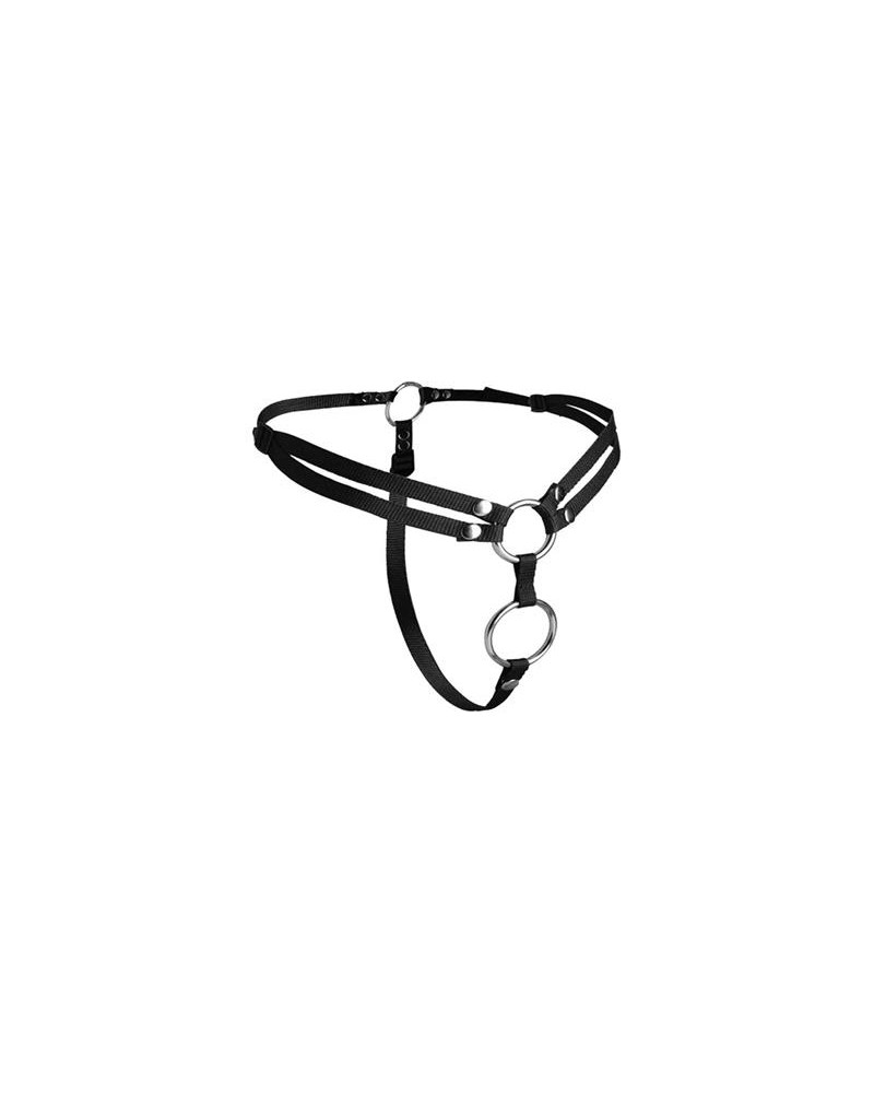 Unity Double Penetration Strap On Harness Black Unity Double Penetration Strap On Harness Black