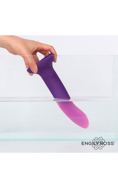 Color Changing Dildo Purple to Pink Size S 14 cm