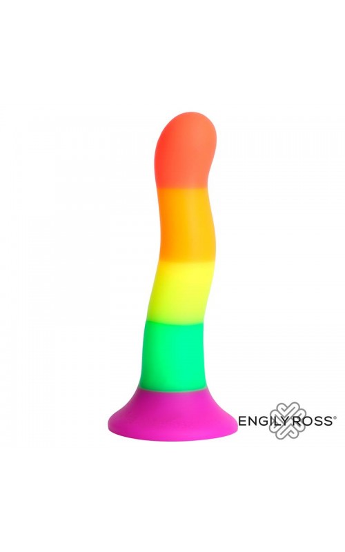 Dildo Rainbow Color 18 cm