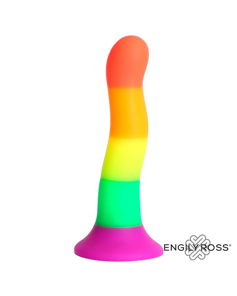 Dildo Rainbow Color 18 cm