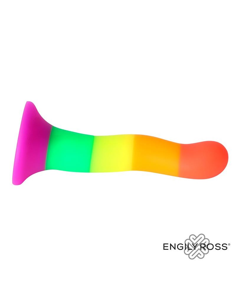 Dildo Rainbow Color 18 cm