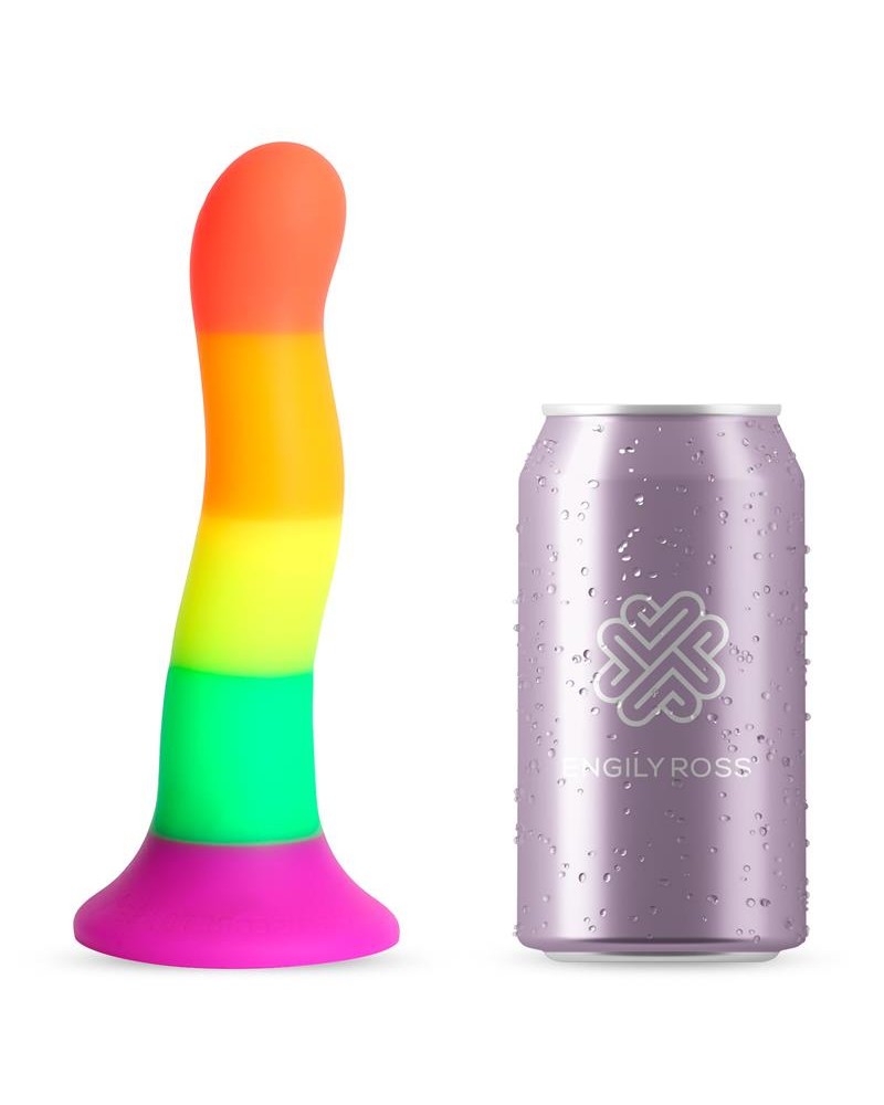 Dildo Rainbow Color 18 cm