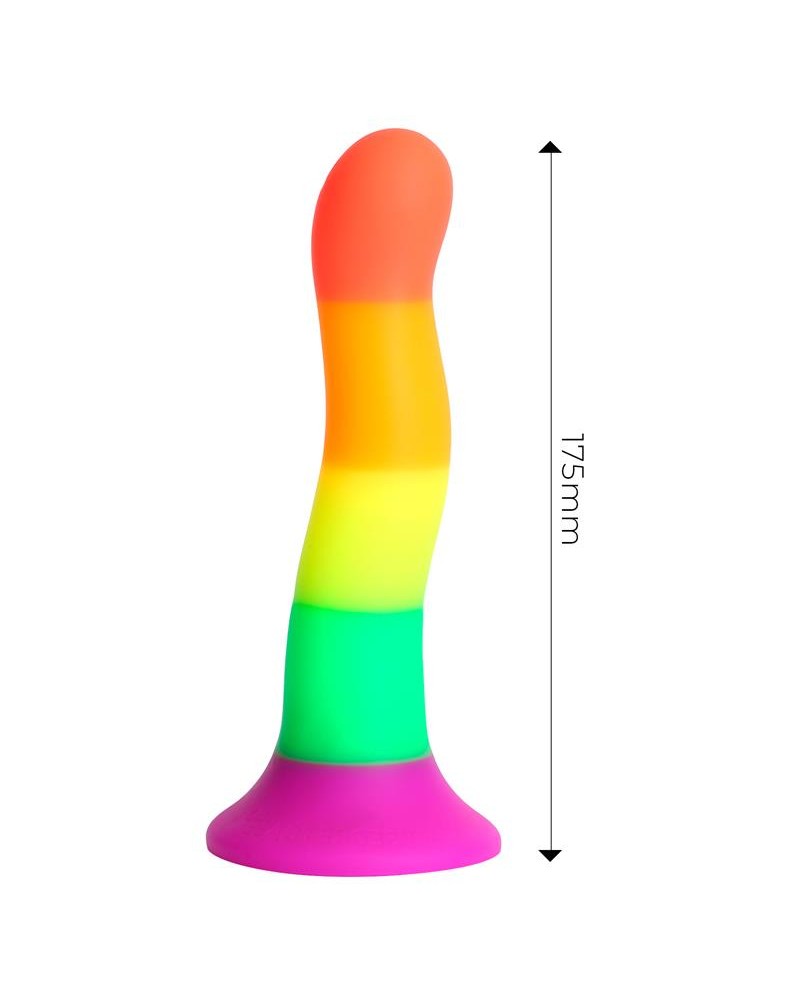 Dildo Rainbow Color 18 cm