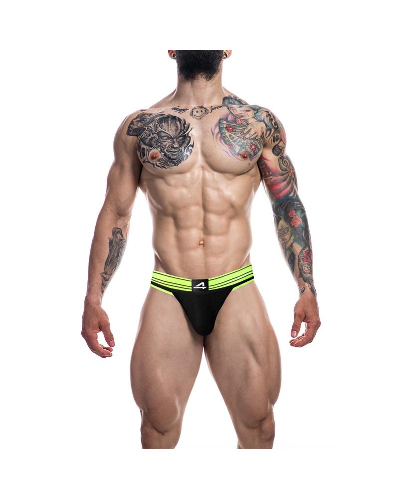 C4M15 Rugby Jockstrap Neon Lime 