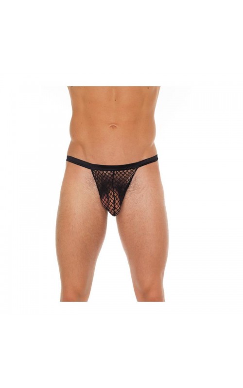 String Fishnet Black One Size