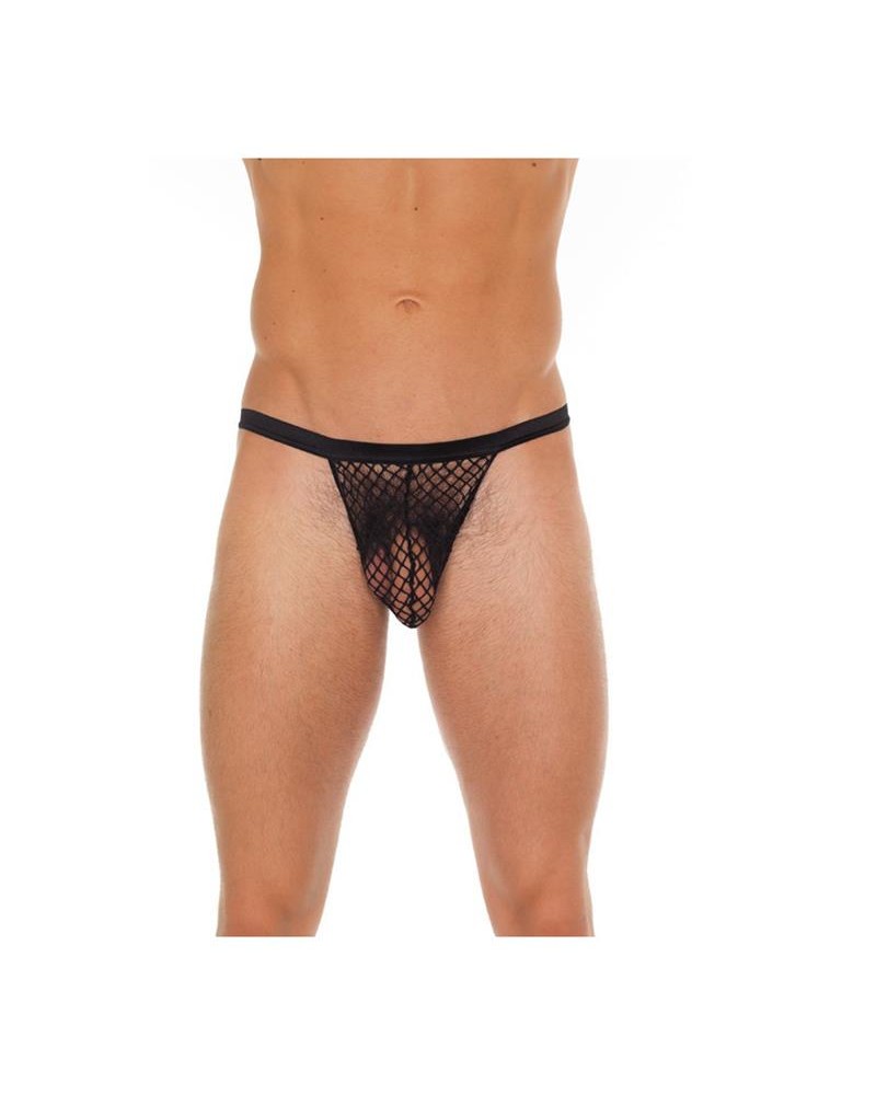 String Fishnet Black One Size