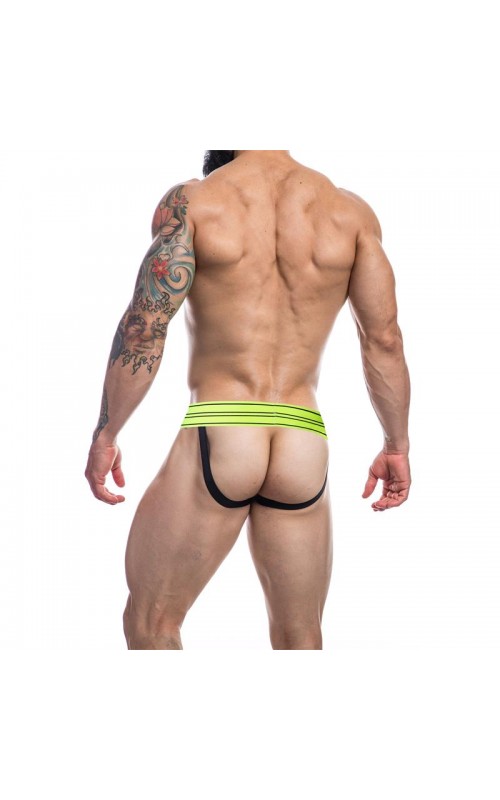 C4M15 Rugby Jockstrap Neon Lime 