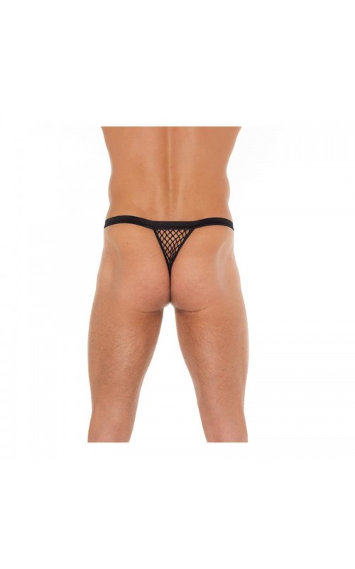 String Fishnet Black One Size