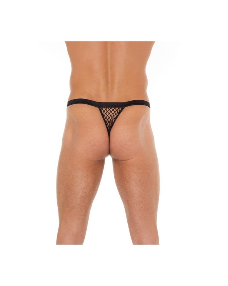 String Fishnet Black One Size