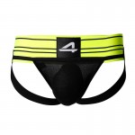 C4M15 Rugby Jockstrap Neon Lime 