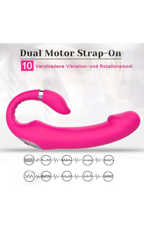 Ophelia's Dream Toys - Strapless strap-on Vibrator Pink