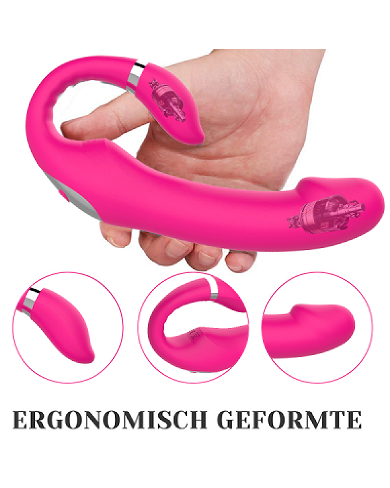 Ophelia's Dream Toys - Strapless strap-on Vibrator Pink