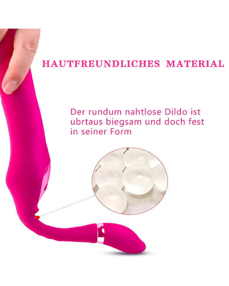 Ophelia's Dream Toys - Strapless strap-on Vibrator Pink
