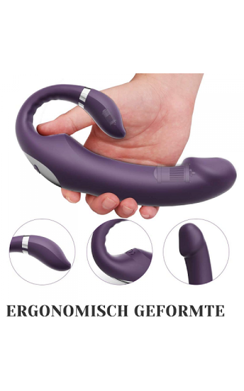 Ophelia's Dream Toys - Strapless strap-on Vibrator Purple