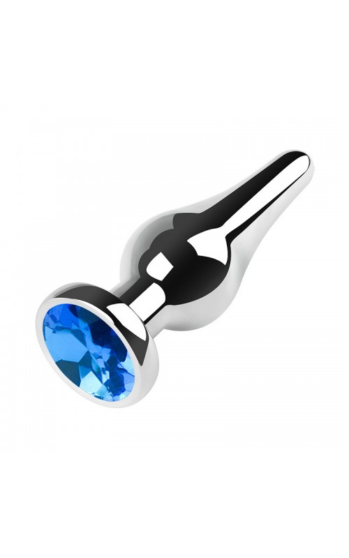 Ophelia's Dream Toys- Gleaming Blue Butt Plug Large