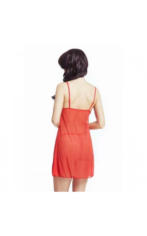 Ophelia's Dream Lingerie - Red babydoll with bows Ophelia's Dream Lingerie - Red babydoll with bows