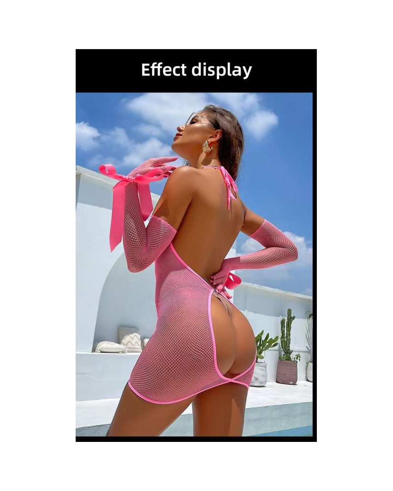 Ophelia's Dream Lingerie - Mini dress with gloves