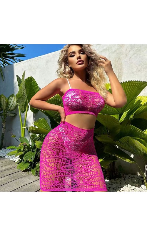 Ophelia's Dream Lingerie - Fishnet top & skirt