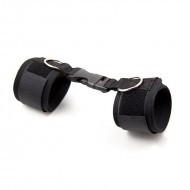 Neoprene Handcuffs with Velcro Black	