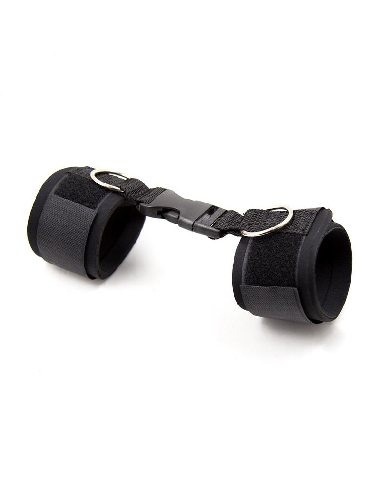 Neoprene Handcuffs with Velcro Black	