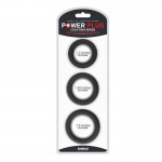 Pack of 3 Penis Ring Power Plus Black