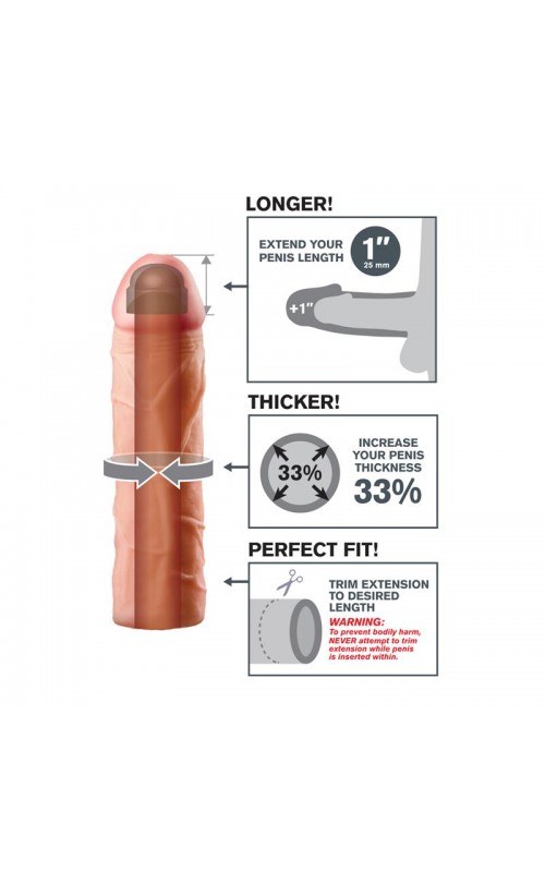 Fantasy X-tensions Perfect 2,54 cm Extension - Flesh