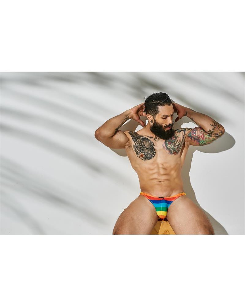 C4M03 Classic Thong Rainbow
