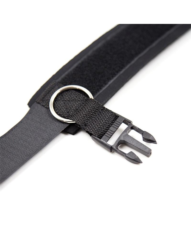 Neoprene Handcuffs with Velcro Black	