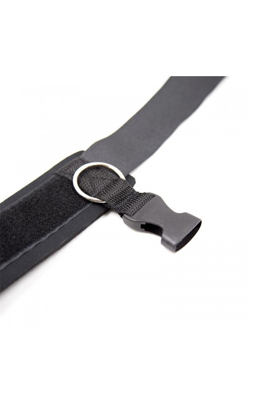Neoprene Handcuffs with Velcro Black Neoprene Handcuffs with Velcro Black