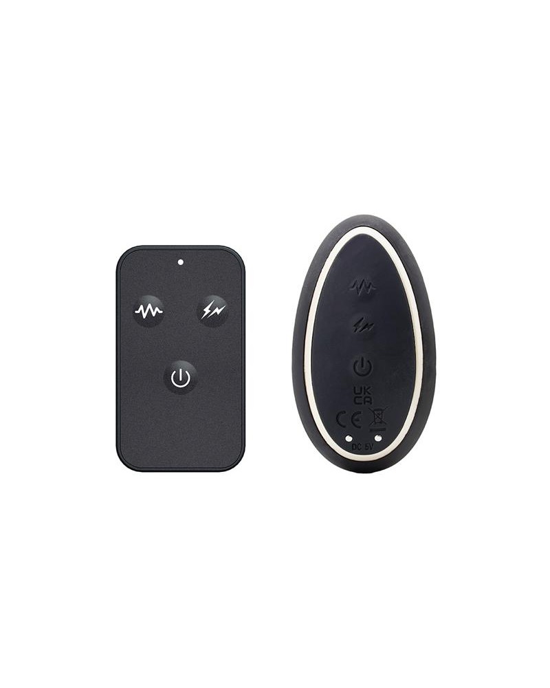 Prostate Massager with Electric Shock and Vibration and Remote Control	