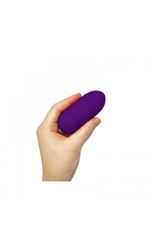 Vibrating Egg with Remote Control Dark Purple	