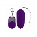 Vibrating Egg with Remote Control Dark Purple	