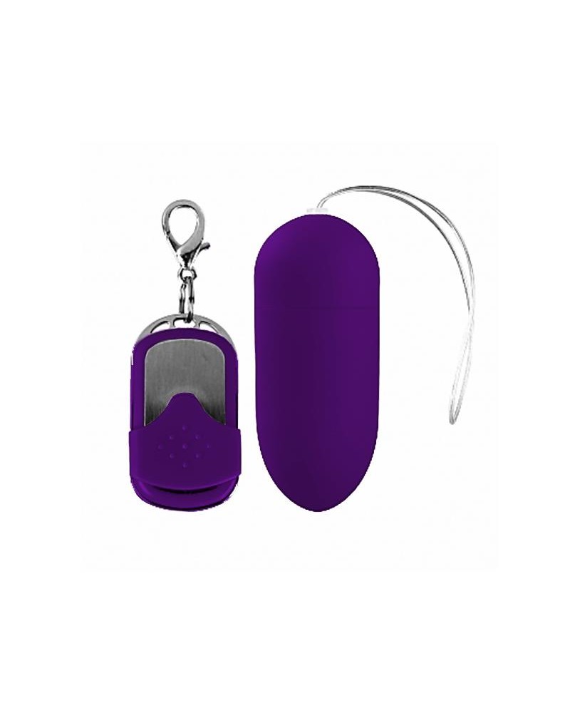 Vibrating Egg with Remote Control Dark Purple	