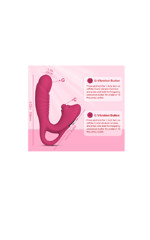 Ophelia's Dream Toys- Clitoral Vibrator Pink