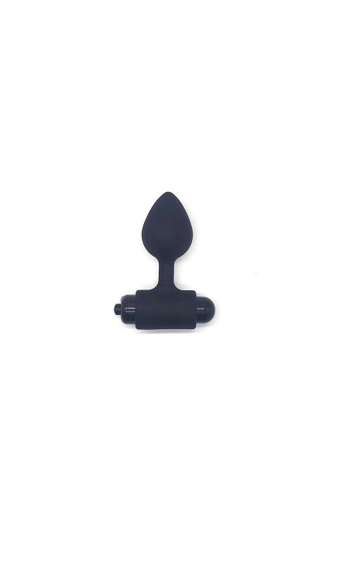 Ophelia's Dream Toys - Black Silicone Vibrating Plug
