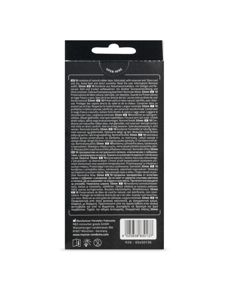 MY.SIZE Pro 53 mm - 10pcs