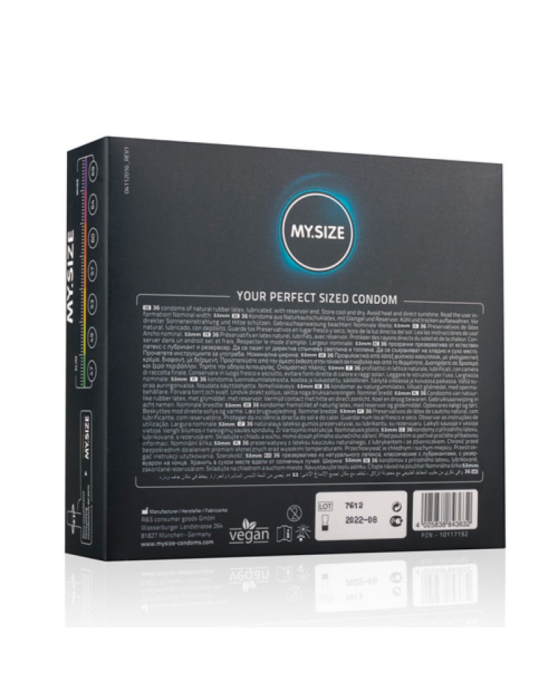 MY.SIZE Pro 53 mm - 36pcs
