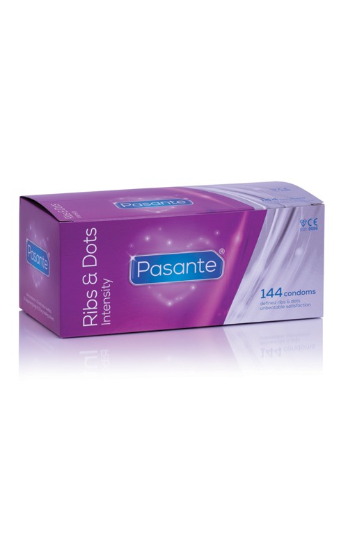 Pasante Ribs & Dots Intensity condoms 144pcs