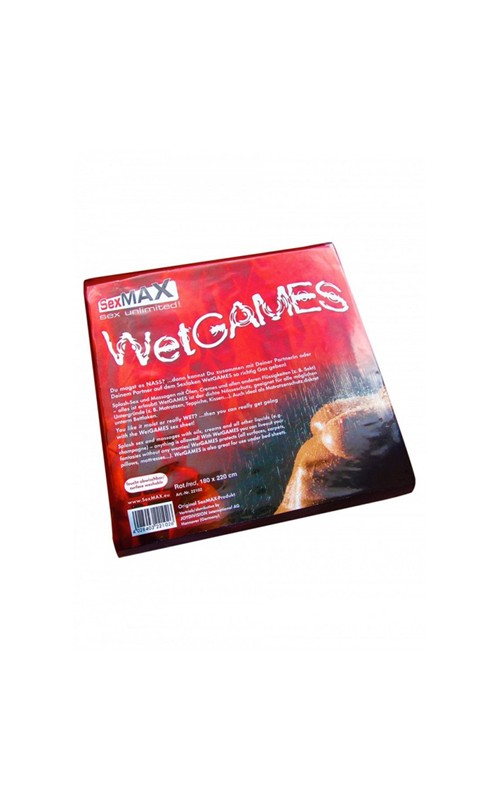 SexMAX WetGAMES Vinyl Sheet 180 x 220 cm - Red
