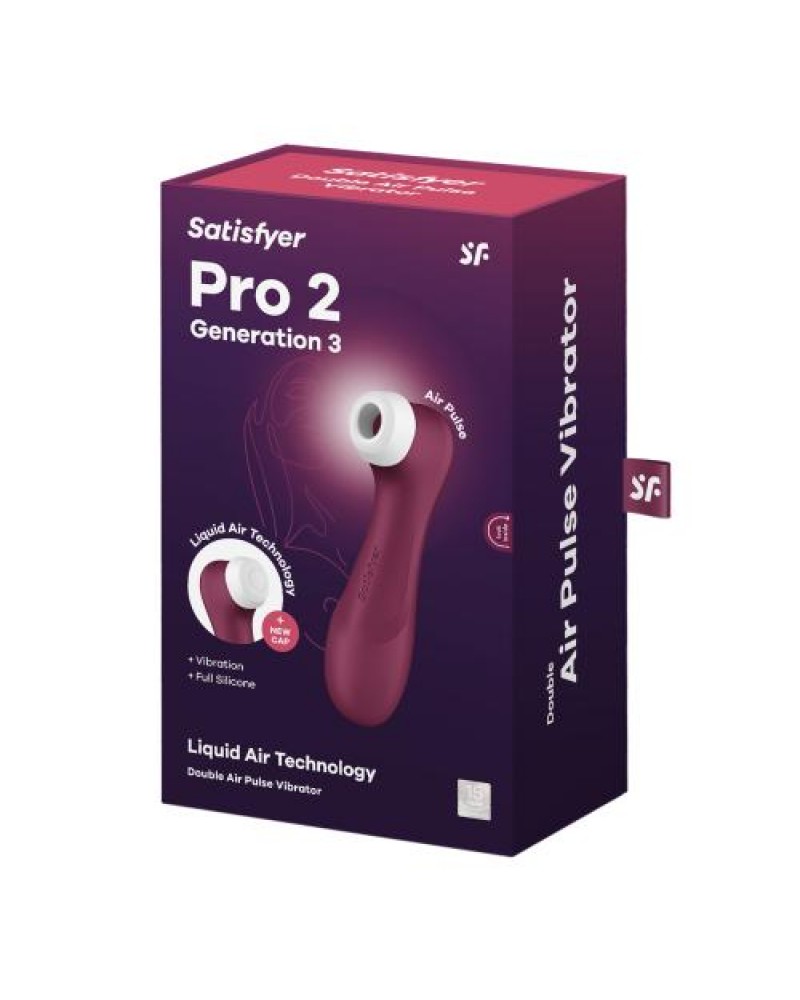 Satisfyer Pro 2 Generation 3 - Winered Satisfyer Pro 2 Generation 3 - Winered