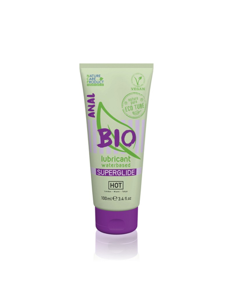 HOT BIO Superglide Anal Water-based Lubricant - 100 ml HOT BIO Superglide Anal Water-based Lubricant - 100 ml